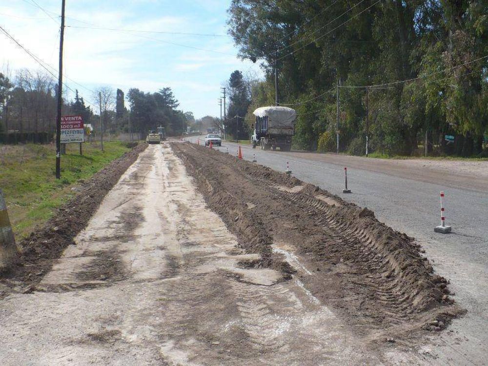 AVANZAN RAPIDAMENTE LOS TRABAJOS EN LA RUTA 26
