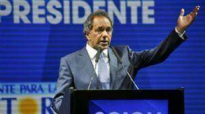 Viene Scioli: el candidato del FpV visitar� la regi�n la pr�xima semana