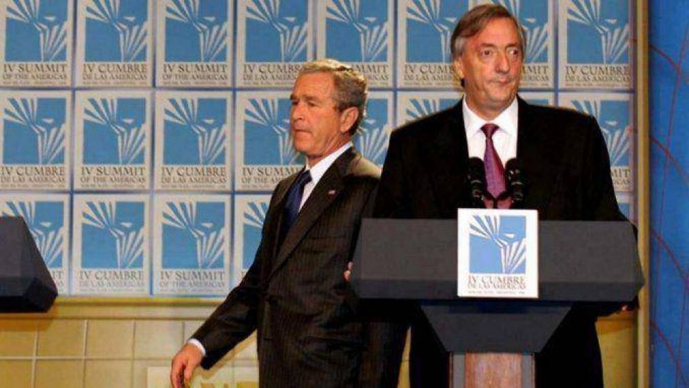 Con el discurso de N�stor, Cristina Kirchner conmemor� los 10 a�os del 