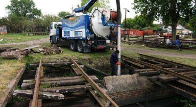 El Municipio de San Mart�n trabaja en la limpieza de desag�es pluviales
