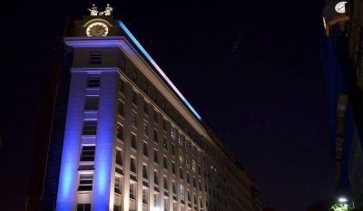 Restauran fachada del Consejo de la Magistratura porte�o