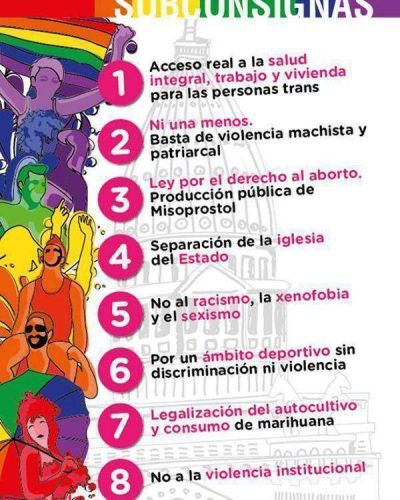 La Marcha del Orgullo copa la Ciudad bajo el lema: 