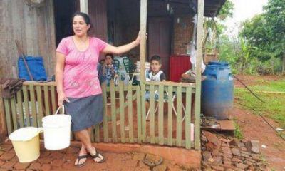 Hace cinco a�os, los habitantes de Colonia Para�so sufren problemas con el suministro de agua potable