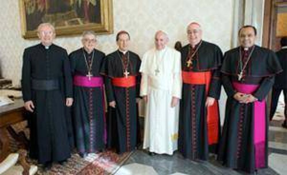 Visita de la presidencia del Celam al Papa Francisco