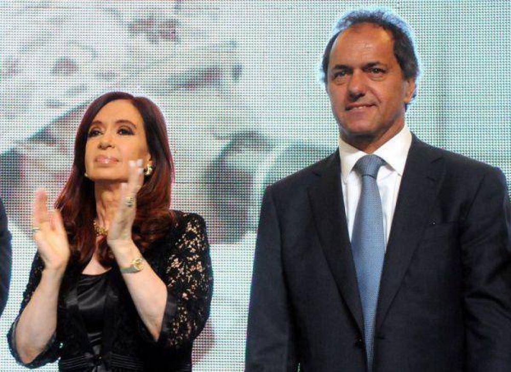 Cristina, de lleno en la campa�a de Scioli