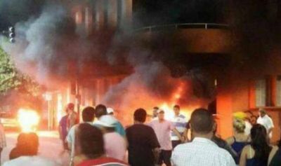 Concepci�n: madrugada de fuego y tensi�n en la Municipalidad