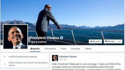 Barack Obama tiene ahora una p�gina personal en Facebook