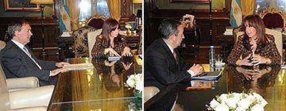 Jaque y Schiaretti le pidieron a Cristina m�s recursos