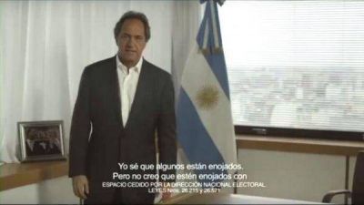 Scioli y el pedido a los enojados