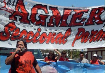 Desde Agmer afirman que fue de 85% el acatamiento a la huelga