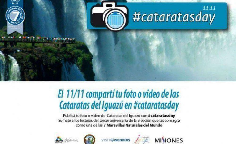 #CataratasDay2015 con fotos y videos, buscar� alcanzar a 50 millones de personas