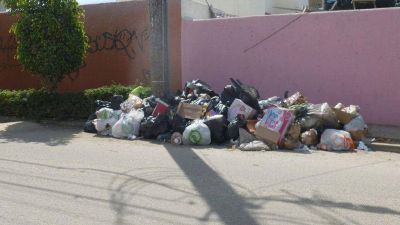 Preocupaci�n por la falta de recolecci�n de basura en la regi�n