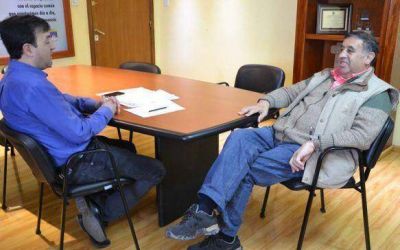 Grasso se reuni� con el primer Intendente de El Chalt�n