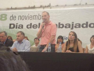Pereyra y D'Aquino con los municipales