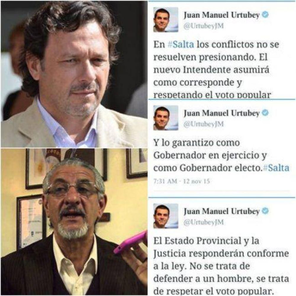 Urtubey advirti� a Cattaneo: �La justicia se har� cargo�