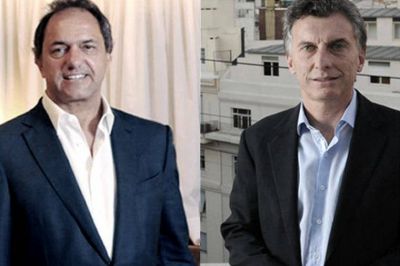 Scioli y Macri: en un debate hist�rico en la recta final hacia el balotaje