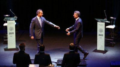 El rating del debate presidencial entre Mauricio Macri y Daniel Scioli fue uno de los m�s altos de la d�cada