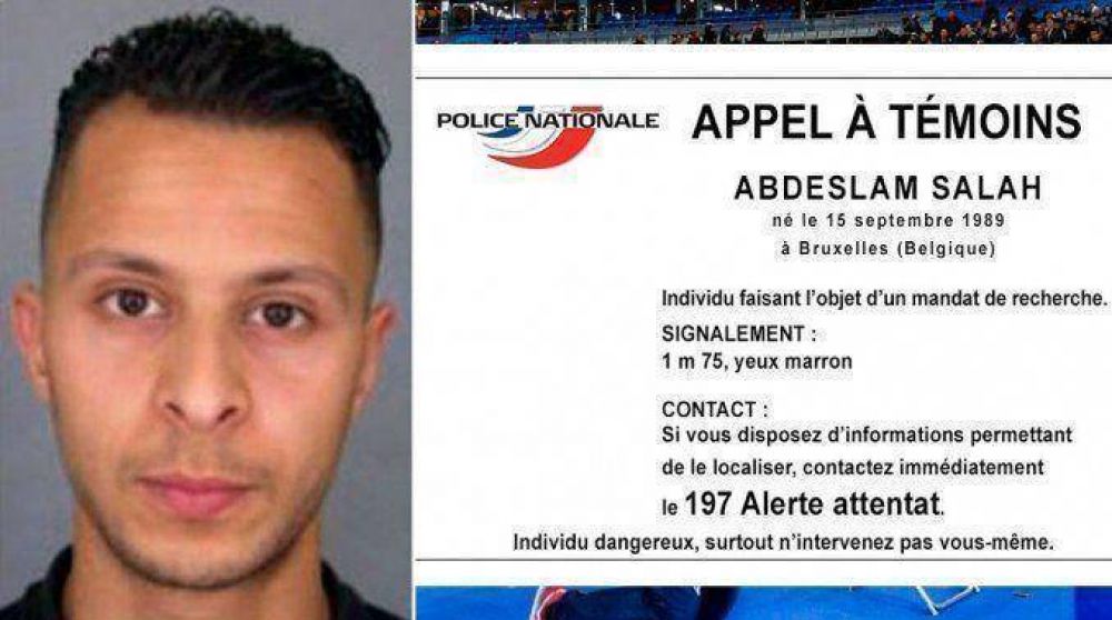 Difunden la foto de un sospechoso buscado por los atentados en Par�s