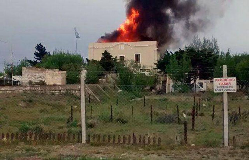 Se incendi� la C�mara Criminal de R�o Gallegos