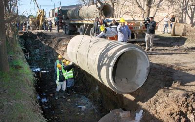 Desag�es: ya est�n operativos los trabajos que realiz� el Municipio en Callej�n El Sable