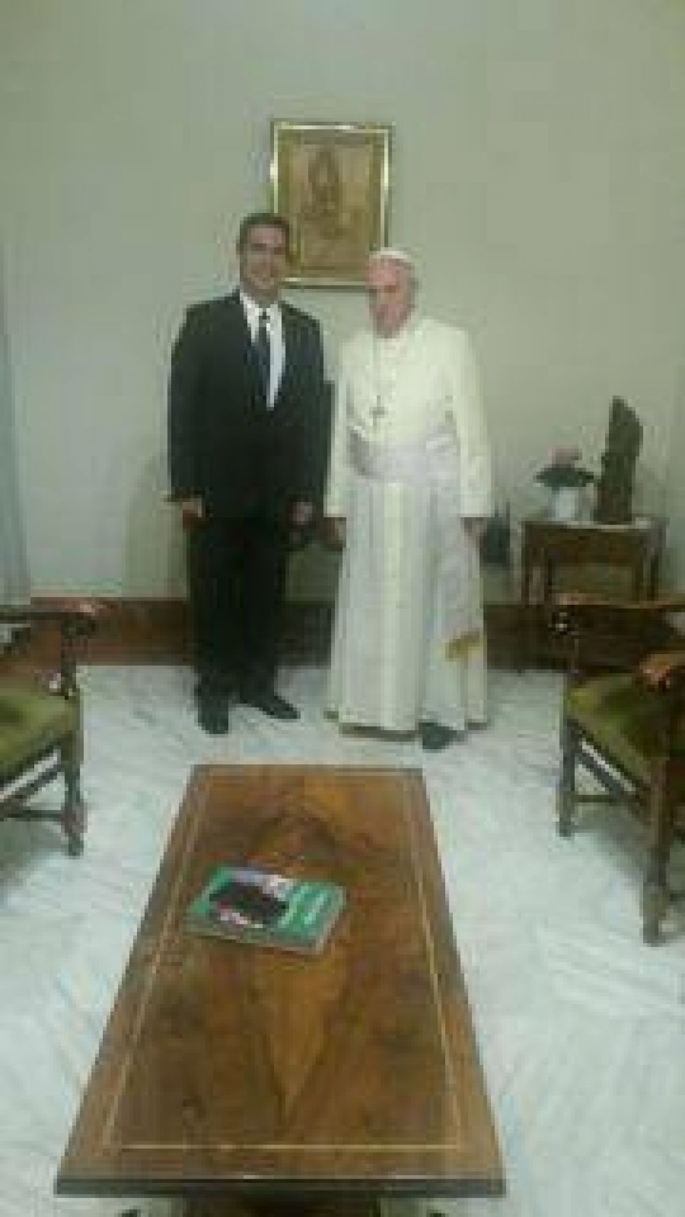 Capitanich invit� al Papa Francisco a visitar el Chaco en 2017