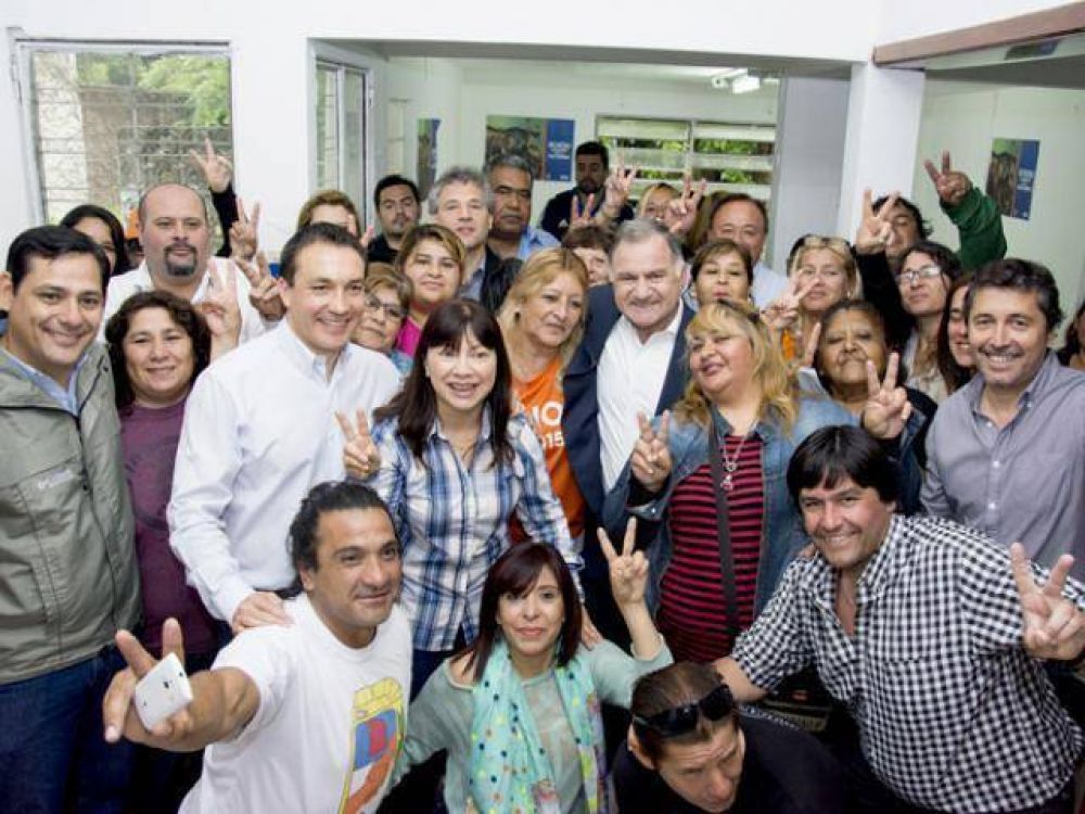 Pereyra, junto a la militancia en su d�a
