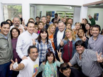 Pereyra, junto a la militancia en su d�a