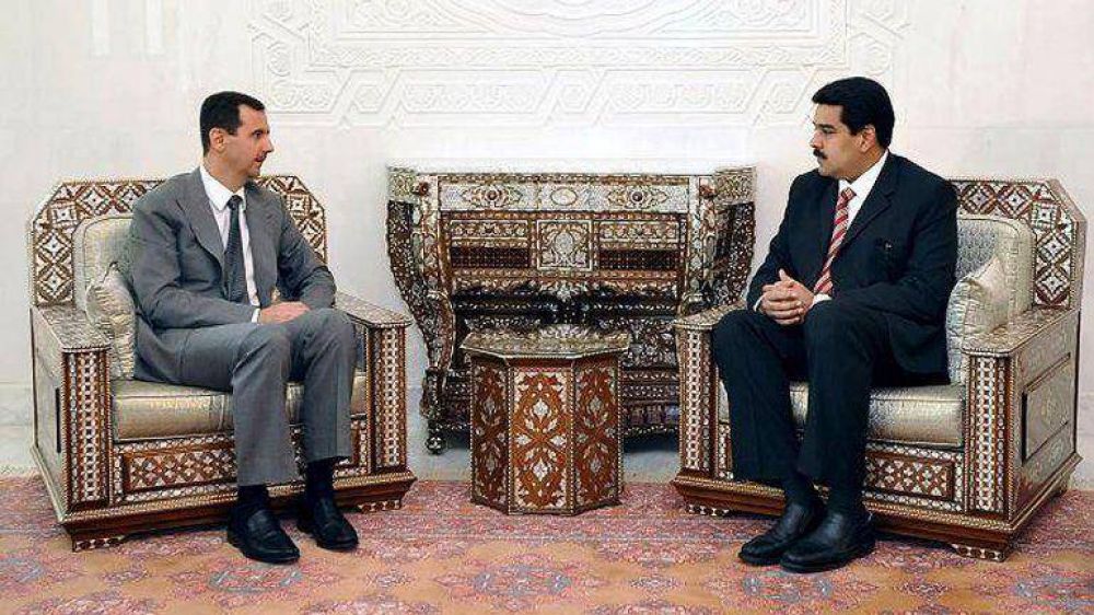 Nicolás Maduro defendió a Bashar al Assad: 