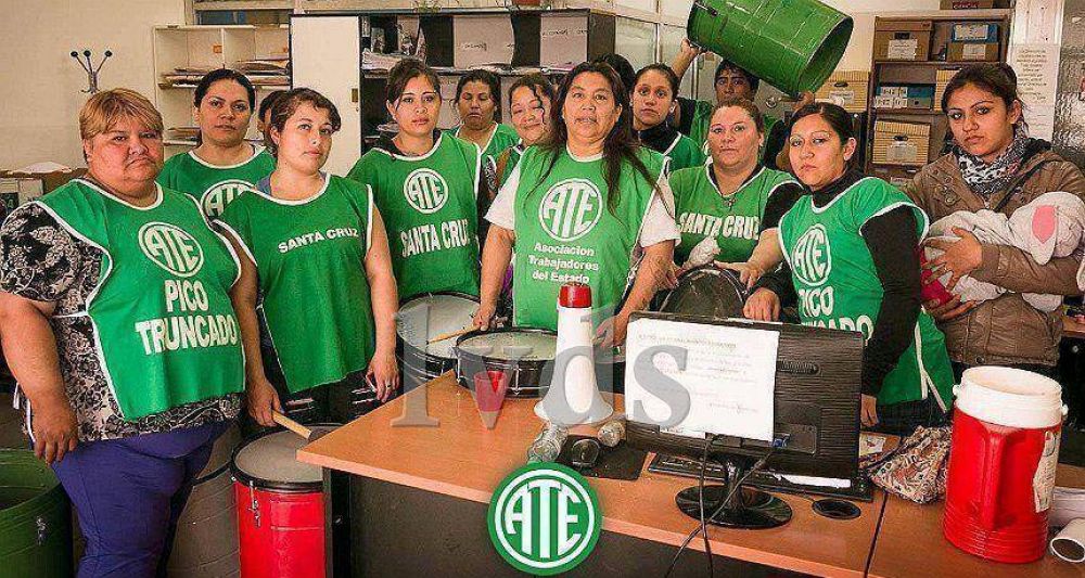 Tras reclamo de la seccional Pico Truncado en R�o Gallegos,ATE provincia decreta paro por 48 horas