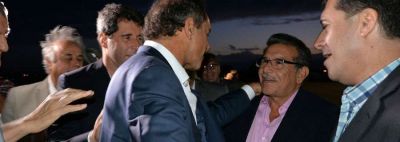 Beder Herrera acompa�� a Scioli en el acto de San Juan