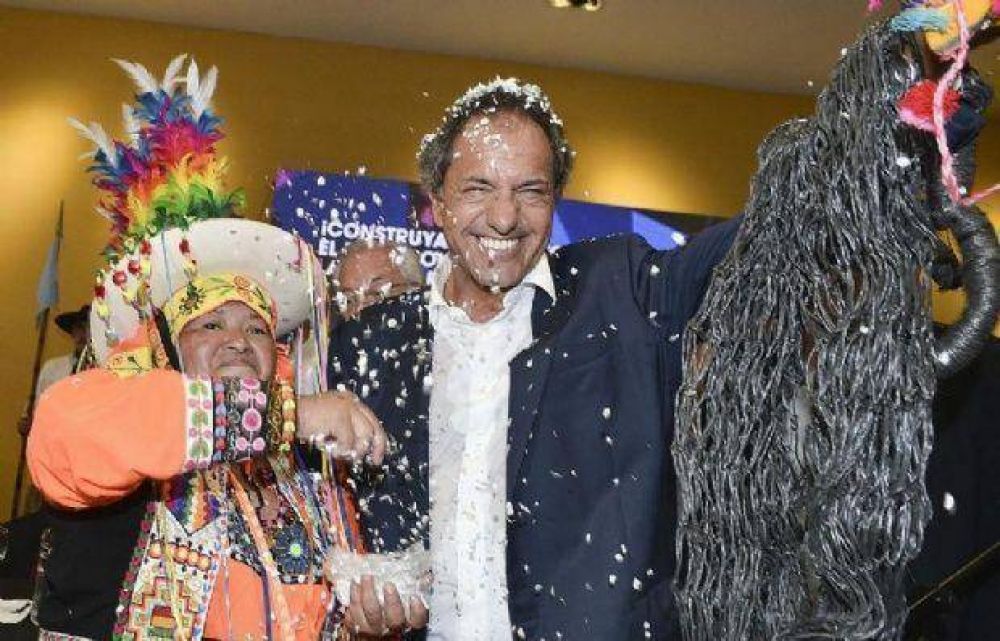 �Chayaron� a Scioli en Salta para darle suerte en el ballottage
