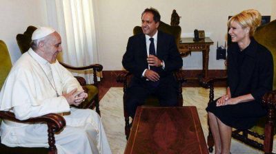 Daniel Scioli interpret� el mensaje del papa Francisco para el ballotage