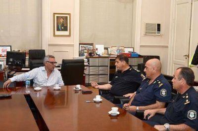 Julio Zamora recibi� a las nuevas autoridades policiales de Tigre