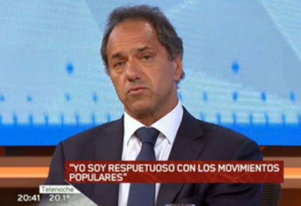 Scioli sobre el caso Nisman: 