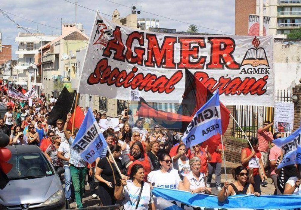 Docentes de Agmer Paran� har�n asamblea en las escuelas este viernes