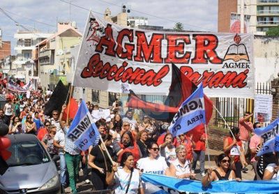 Docentes de Agmer Paran� har�n asamblea en las escuelas este viernes