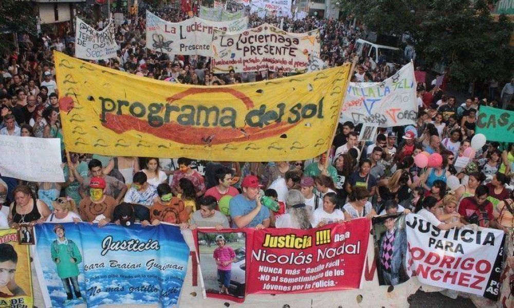 Duro documento contra De la Sota y la Polic�a de la Provincia en la 9a Marcha de la Gorra
