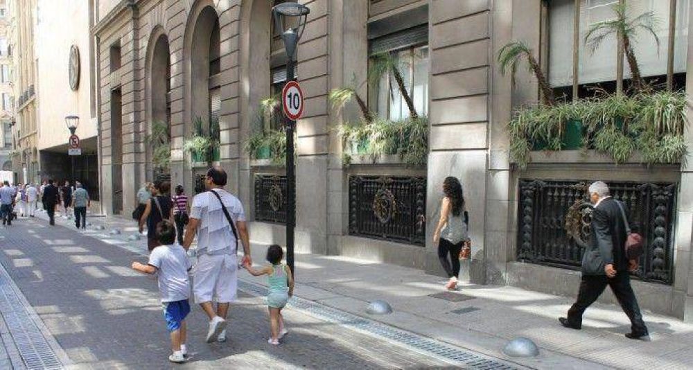 Con cien cuadras intervenidas, finaliza el plan para peatonalizar el Microcentro