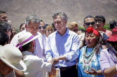 Macri pidi� sabidur�a y fortaleza a la Madre Tierra