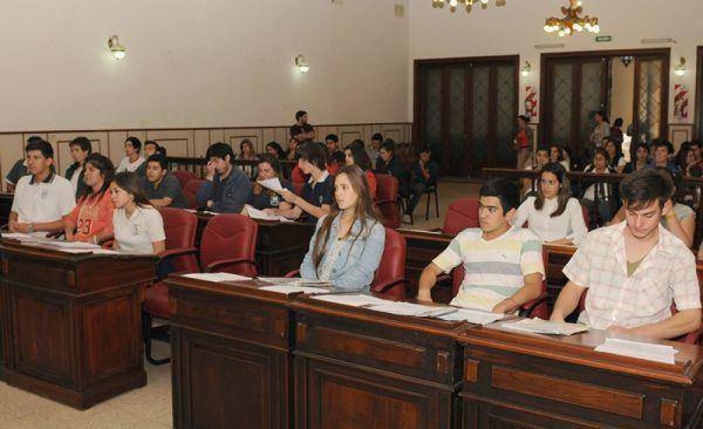 Sesiona el Concejo Deliberante Estudiantil