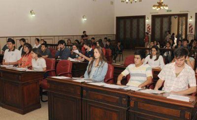 Sesiona el Concejo Deliberante Estudiantil