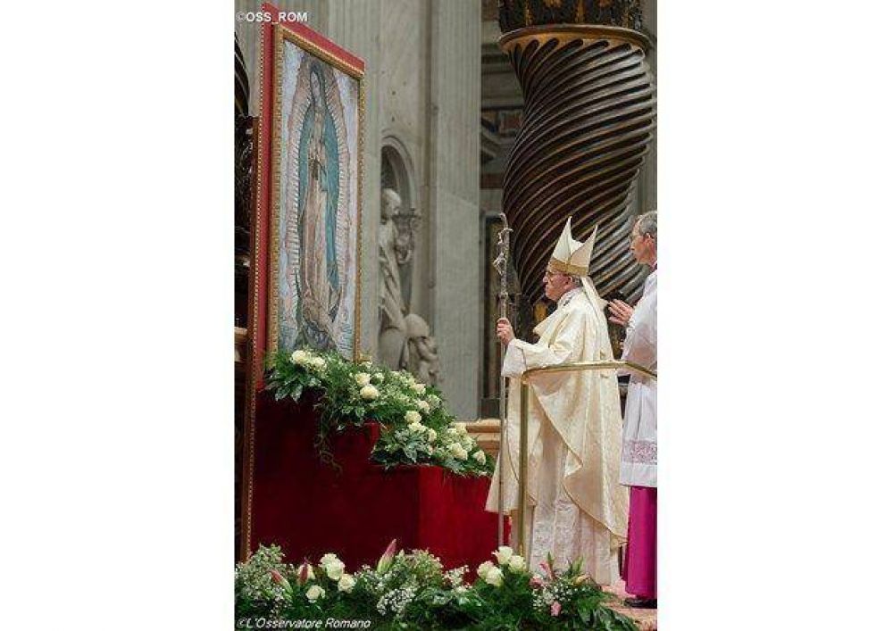 El Santo Padre presidir la Concelebracin Eucarstica en la fiesta de Nuestra Seora de Guadalupe