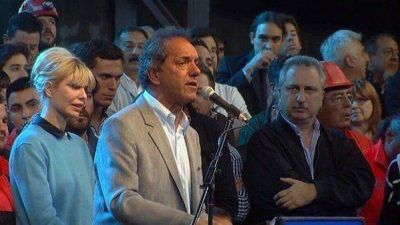 �Daniel Scioli fue claro: el 22 se opta por el pueblo o por el mercado�, dijo Passalacqua