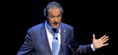 En Lomas, Brown y Echeverr�a Scioli fue el m�s votado