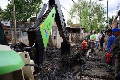 Ejecuci�n de obras hidr�ulicas municipales en el barrio San Jorge
