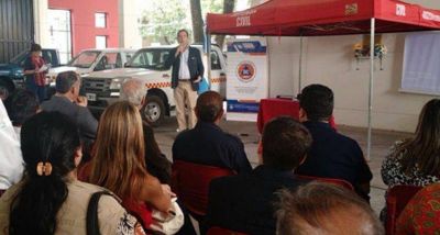 El ministro Cornejo agradeci� a los trabajadores de Defensa Civil el compromiso con la comunidad