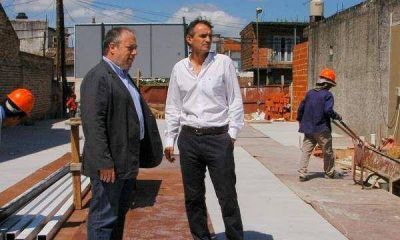 Katopodis recorri� las obras de un nuevo Centro de Salud en Villa Lanzone Oeste