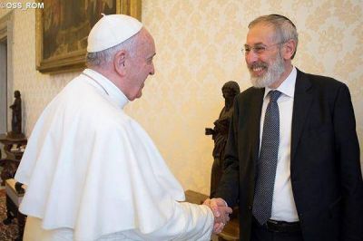 Rabino de la Sinagoga de Roma expres� optimismo ante la visita del Pont�fice