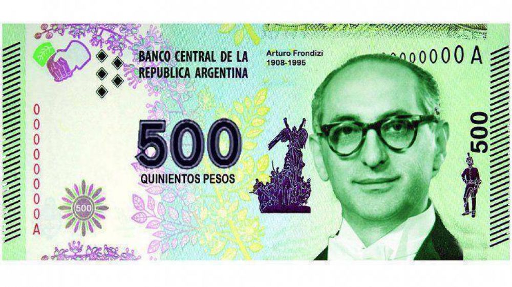 El gobierno de Mauricio Macri planea lanzar un billete de 500 pesos