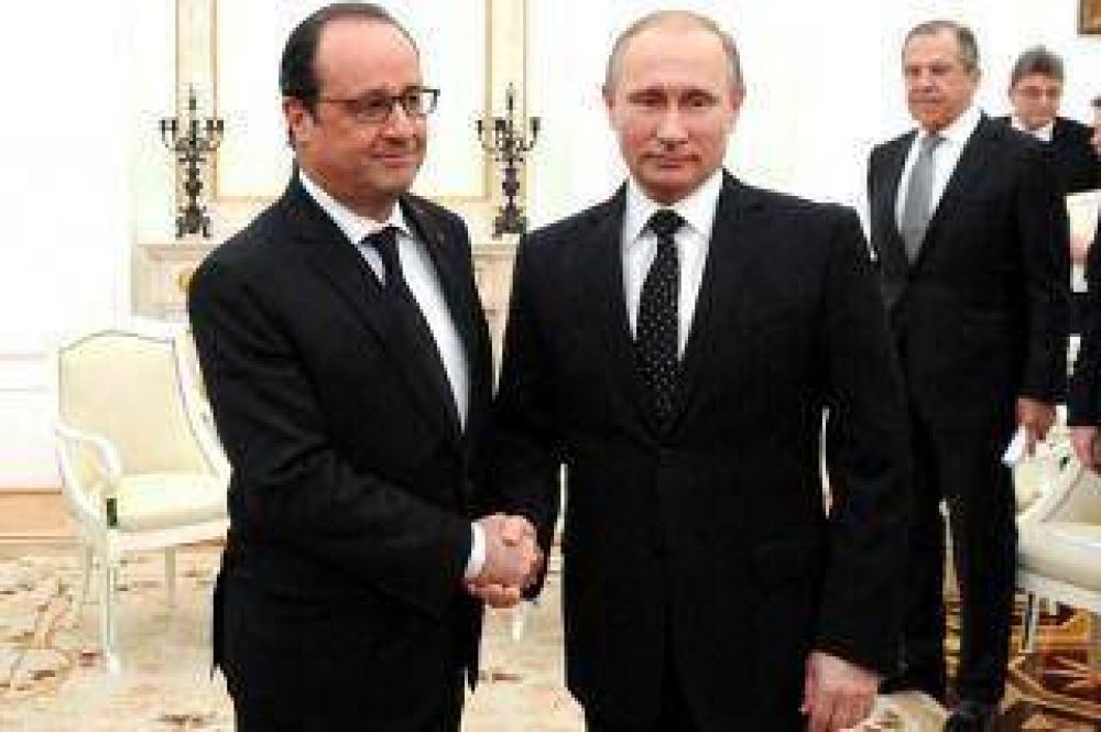 Putin y Hollande coinciden en la necesidad de una coalici�n contra el EI